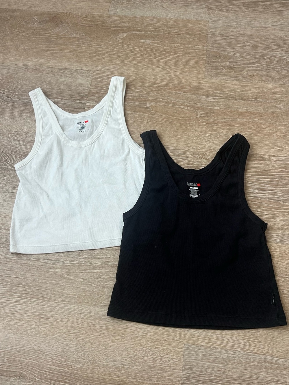 Hanes Women’s Tank Top Duo - Black & White